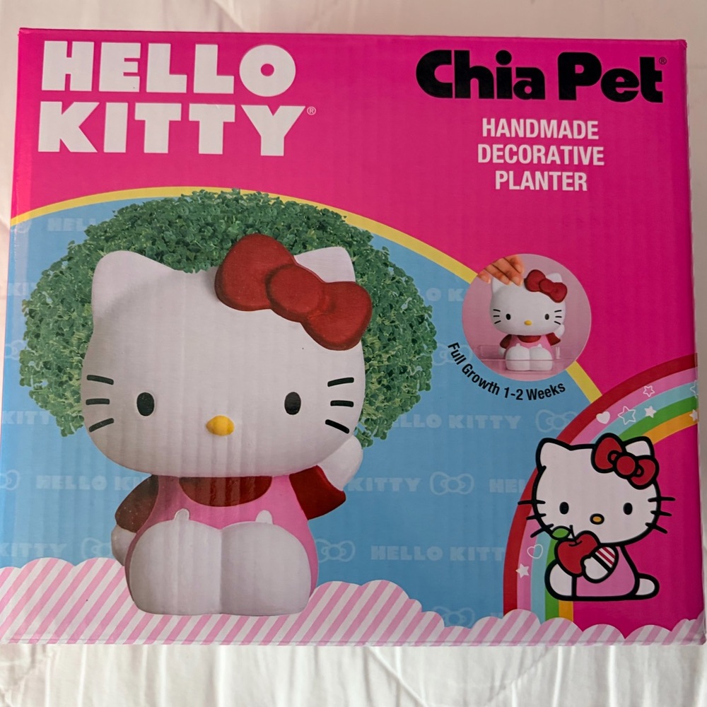 Hello Kitty Chia Pet Planter